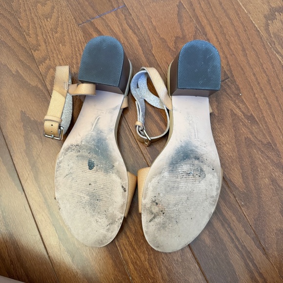 J Crew Nude Block Heels | Size 7.5 - Picture 2 of 4